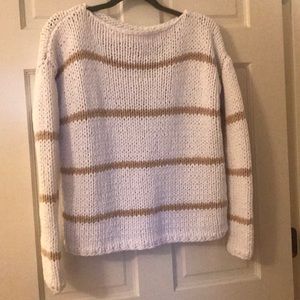 Hand knit Cotton sweater